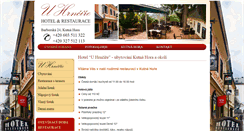 Desktop Screenshot of hoteluhrncire.cz